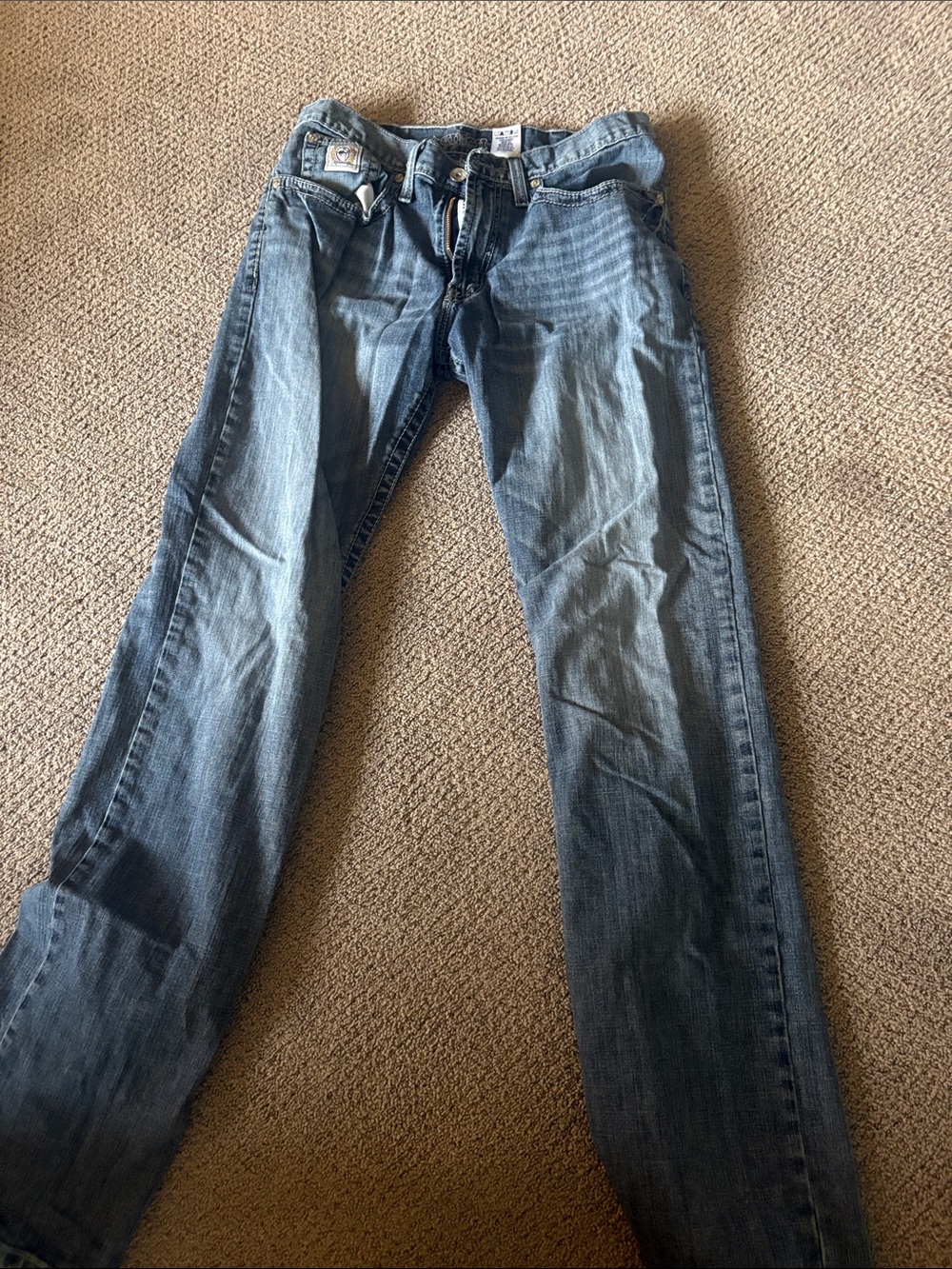 Cinch Men's Straight Jeans in Faded Blue